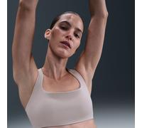 Bra a sostegno leggero con fodera leggera Nike Zenvy - Donna - Grigio XS