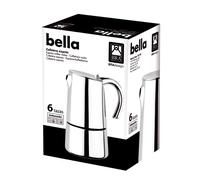 BRA Bella | Caffettiera, capacità 4 tazze, acciaio inossidabile 18/10