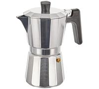 BRA Caffettiera Adatta a Tutti i Tipi di Cucine, Compresa l'induzione, Alluminio, 6 Tazze