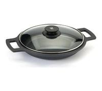 Casseruola bassa efficiente BRA con coperchio in alluminio pressofuso da 32 cm