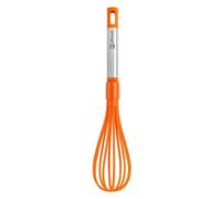 BRA Efficient Cucchiaione in Acciaio Inox, Nylon/Silicone, Colore Arancione, Mixer da Cucina 36.5 Cm