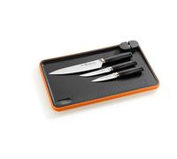 BRA Efficient Set 3 Coltelli con Tagliere