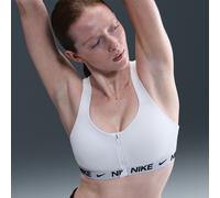 Bra imbottito con zip anteriore Nike Indy High Support - Donna - Bianco XXL