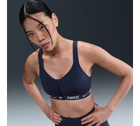 Bra imbottito con zip anteriore Nike Indy High Support - Donna - Blu S