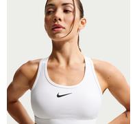 Bra imbottito Nike Swoosh a sostegno medio - Donna - Bianco