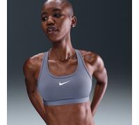 Bra imbottito Nike Swoosh a sostegno medio - Donna - Blu L