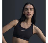 Bra imbottito Nike Swoosh a sostegno medio - Donna - Nero XXS