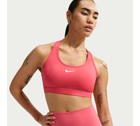 Reggiseno Nike Swoosh Medium Support Non-Padded Sports - sea coral/white - Nero (S)