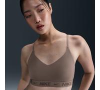 Bra imbottito regolabile Nike Indy Light Support - Donna - Marrone S