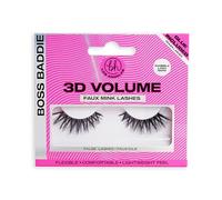 Bra Los Angeles 3D Faux Mink Volume Lashes, facile da usare, extra volume, con colla, Boss Baddie