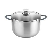 BRA Master | Pentola 20 cm, acciaio inossidabile, Senza antiaderente, Senza PFOA, Full Induction, Adatta a tutti i tipi di piani cottura, Manici acciaio inossidabile rivestite di Silicone