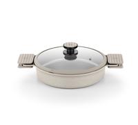 BRA Natural | Casseruola bassa 32 cm, alluminio pressofuso, rivestimento antiade