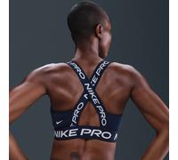 Bra non imbottito a sostegno leggero Nike Pro - Donna - Blu XL