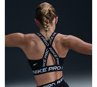 Bra imbottito a sostegno leggero Nike Pro - Donna - Nero L