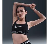 Bra non imbottito a sostegno leggero Nike Pro - Donna - Nero S
