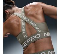 Bra non imbottito a sostegno leggero Nike Pro - Donna - Verde XL