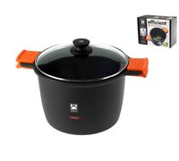 BRA padella 4,1 L Rotondo Nero, Arancione 20x23x14 cm