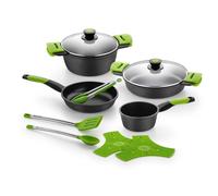BRA Prior | Batteria da cucina 11 pezzi, alluminio fuso, con antiaderente, full