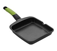 BRA Prior | Bistecchiera asador liscio, 28 cm, alluminio fuso con antiaderente, Adatto a tutti i tipi di piani cottura, induzione inclusa