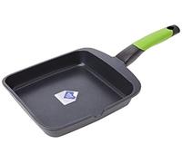 BRA Prior | Bistecchiera asador con righe, 22 cm, alluminio fuso con antiaderente, Adatto a tutti i tipi di piani cottura, induzione inclusa