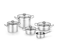 BRA Profesional | Batteria 9 pezzi, Acciaio Inox 18/10