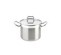 BRA, Pentola per zuppe professionale con coperchio, in acciaio Inox 18/10, 26 cm