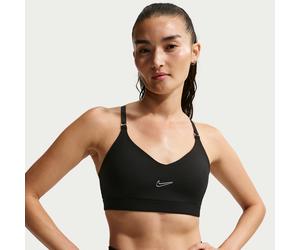 Bra regolabile a sostegno leggero con imbottitura Nike Indy - Donna - Nero S