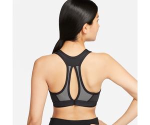 Bra regolabile non imbottito Nike Swoosh High Support - Donna - Nero 2X (C-E)