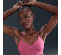 Bra regolabile stampato a sostegno leggero con imbottitura Nike Indy - Donna - Viola S