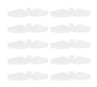 Bra Sweat Liners - 10 Pieces Moisture Wicking Reusable Cotton Inserts, Washable Boob Sweat Pads For Breast Support | Women's Hot Weather Yoga Sports And Running