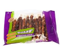 Braaaf Cibo secco per cani Roll Sticks Duck 12,5 cm (30 pcs)