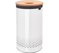 brabantia Portabiancheria con Coperchio in Sughero - 60 L - White