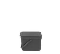 Brabantia 109720 6 L Rettangolare Grigio Manuale 200 mm 265 mm Pattumiera Sort &