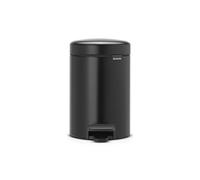 brabantia Pattumiera a Pedale - Newicon, 3 L - Matt Black