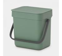 Brabantia 129865 3 L Rettangolare Plastica Verde 139 mm 188 mm Pattumiera Sort &