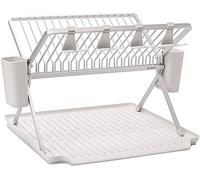 Brabantia 139444 Scolapiatti pieghevole SinkSide, Light Grey