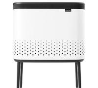 Brabantia 200502 60 L Rettangolare MDF Bianco Nero Portabiancheria Bo 60 litri