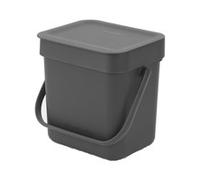 Brabantia 209888 Nero Plastica Cestino Monocromatico Interno Rettangolare