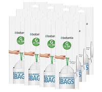 Brabantia 240 sacchetti rifiuti Smartfix 23-30 litro Slimline (12 ruolos) codice G