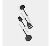 Brabantia 260285 4 pz Nero Acciaio satinato Set Utensili da Cucina Antiaderent