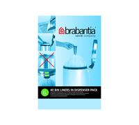 Brabantia PerfectFit Bags, Code G, 23-30L, 40 Bags