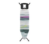 Brabantia - Asse da Stiro B - Per Ferro a Vapore - Con portacaldaia solid - Regolabile in altezza - Robusto a quattro gambe - Con la mano sinistra e destra - Pieghevole - Morning Breeze- 124x38 cm