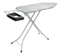Brabantia - Asse da Stiro C - Per Caldaia a Vapore - Modello XL per Stirare - Regolabile in Altezza - Robusto a Quattro Gambe - Pieghevole - Aqua Bowl - 124x45 cm