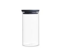 Brabantia Barattolo Rotondo in Vetro Borosilicato, 1.1L, Trasparente