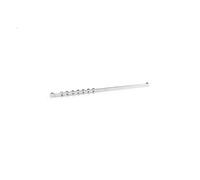 Brabantia Barra a muro 60 cm con 7 ganci in acciaio inox satinato Barra a muro 60 cm con 7 ganci in acciaio Inox Satinato