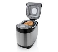 Brabantia BBEK1114 Macchina per il pane - 19 programmi - Timer ritardato 15 ore - Funzione mantenimento in caldo - 3 livelli di doratura - Adatto a diete e allergie - Acciaio inox