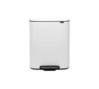 Brabantia Bo pattumiera a pedale 2x30l Platin