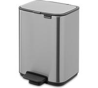 brabantia Bo - Pattumiera a Pedale, 4 L - Matt Steel Fingerprint Proof
