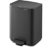 brabantia Bo - Pattumiera a Pedale, 4 L - Mineral Infinite Grey