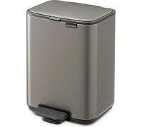 brabantia Bo - Pattumiera a Pedale, 4 L - Platinum
